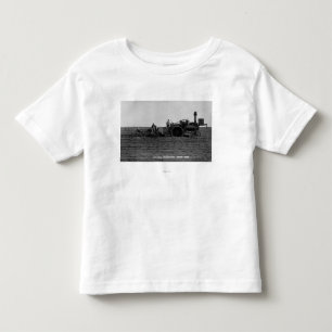 Camiseta De Bebé Vista de una paleta grande del vapor