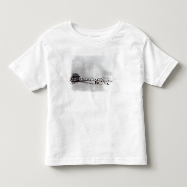 Camiseta De Bebé Vista de Valparaiso, 1834 (Anverso)