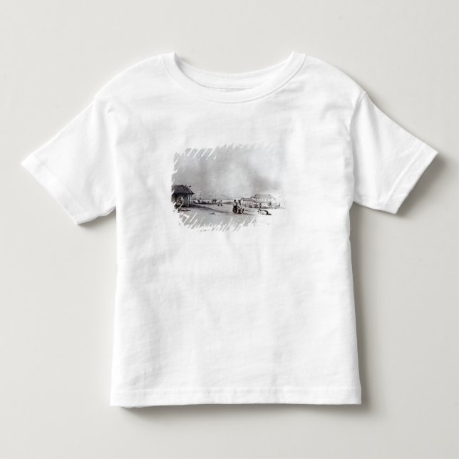 Camiseta De Bebé Vista de Valparaiso, 1834 (Anverso)