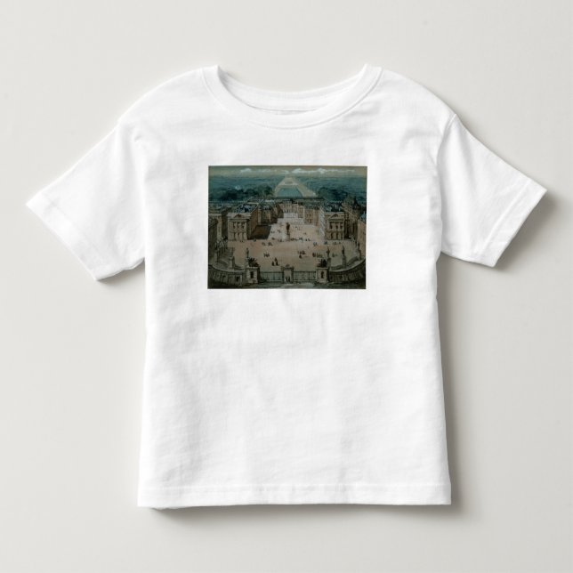 Camiseta De Bebé Vista de Versalles (Anverso)