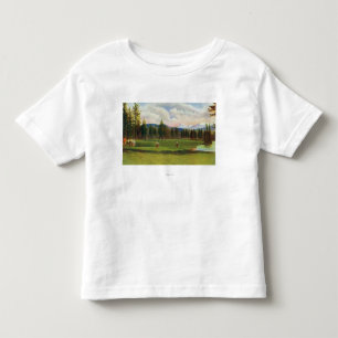 Camiseta De Bebé Vista del 14to verde