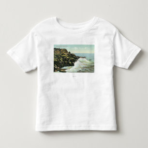 Camiseta De Bebé Vista del acantilado de la cabeza calva