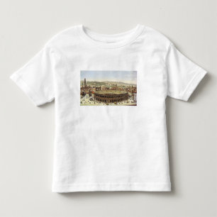 Camiseta De Bebé Vista del Amphitheatre romano, Verona, b grabado