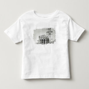 Camiseta De Bebé Vista del apse y de la torre, construida