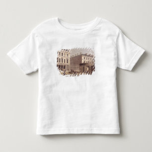 Camiseta De Bebé Vista del baño cruzado, calle del baño, del 'ba