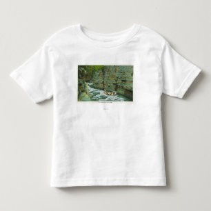 Camiseta De Bebé Vista del barco que comienza abajo del saetín