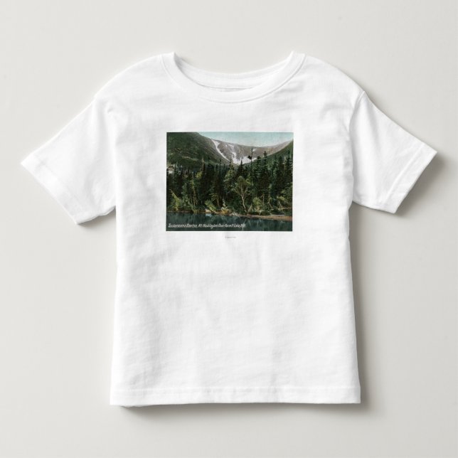 Camiseta De Bebé Vista del barranco de Tuckermans, Mt. Washington (Anverso)