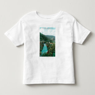 Camiseta De Bebé Vista del barranco del río Sacramento en el SP