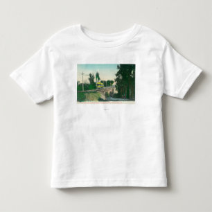 Camiseta De Bebé Vista del caballete en el ferrocarril interurbano