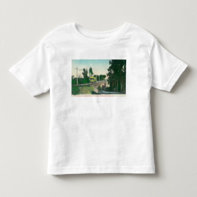 Camiseta De Bebé Vista del caballete en el ferrocarril interurbano (Anverso)