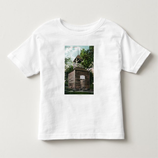 Camiseta De Bebé Vista del campanario viejo # 2 (Anverso)