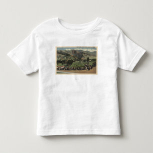 Camiseta De Bebé Vista del campo de golf