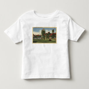Camiseta De Bebé Vista del campus de la universidad de estado de