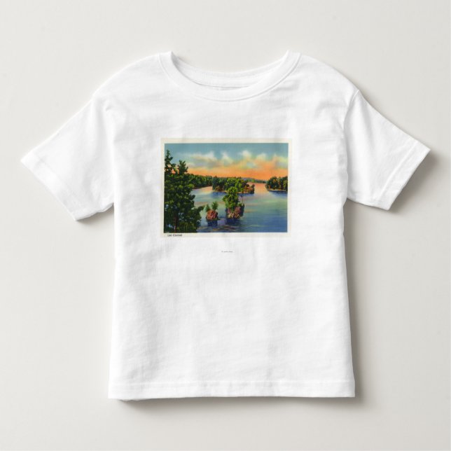 Camiseta De Bebé Vista del canal perdido (Anverso)