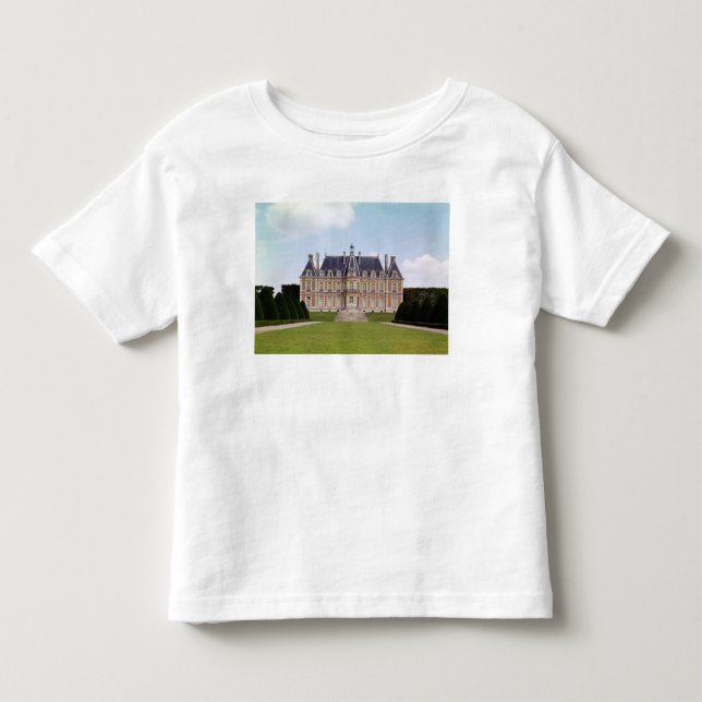 Camiseta De Bebé Vista del castillo francés (Anverso)