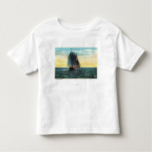 Camiseta De Bebé Vista del castillo francés viejo, 3 banderas de
