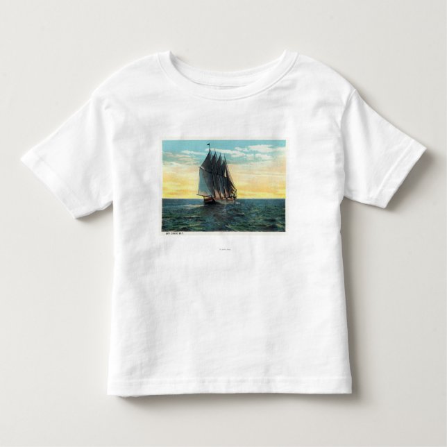 Camiseta De Bebé Vista del castillo francés viejo, 3 banderas de (Anverso)