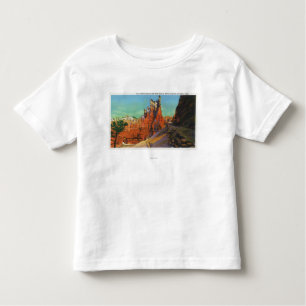 Camiseta De Bebé Vista del castillo y de los nuevos rastros de