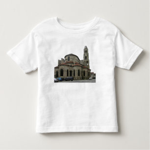 Camiseta De Bebé Vista del chapitel de la iglesia (foto)