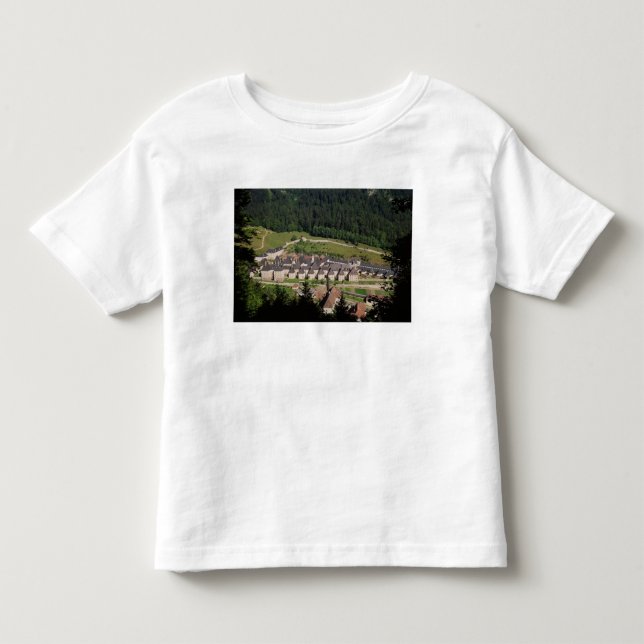 Camiseta De Bebé Vista del complejo del monasterio (Anverso)