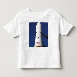 Camiseta De Bebé Vista del cono de nariz del cohete del delta IV