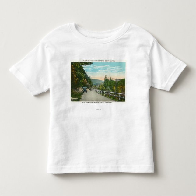 Camiseta De Bebé Vista del estado Hwy hacia Warrensburg (Anverso)