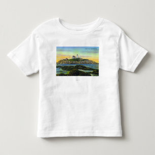 Camiseta De Bebé Vista del faro de la protuberancia pequeña en la