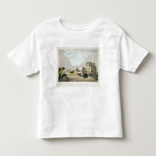 Camiseta De Bebé Vista del ferrocarril de Manchester y de (Anverso)