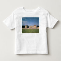 Vista del frente del oeste, reconstruida 1746-61