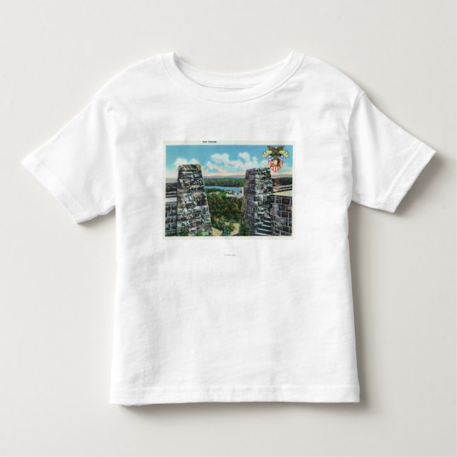 Camiseta De Bebé Vista del fuerte Putnam (Anverso)