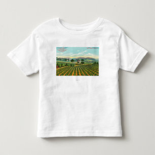 Camiseta De Bebé Vista del Giersberg VineyardNapa, CA