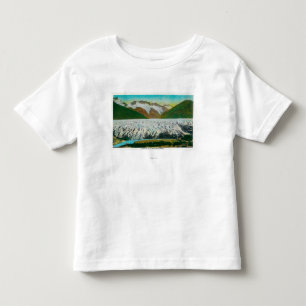 Camiseta De Bebé Vista del glaciar de la chaqueta de punto, cerca