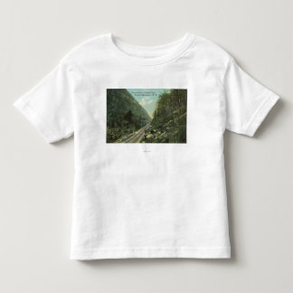 Camiseta De Bebé Vista del Gran Cañón y del clavo de Stoney