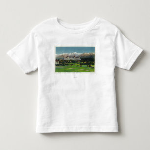 Camiseta De Bebé Vista del hotel del Mt Washington, gama