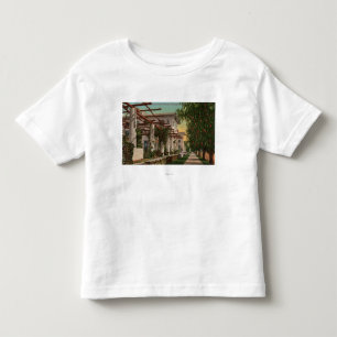 Camiseta De Bebé Vista del hotel Maryland y de la pérgola