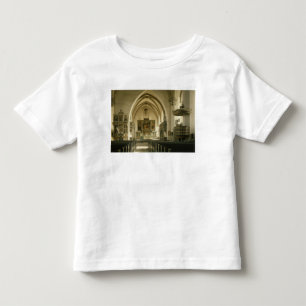 Camiseta De Bebé Vista del interior de la iglesia con