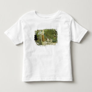 Camiseta De Bebé Vista del jardín del artista con sus hijas