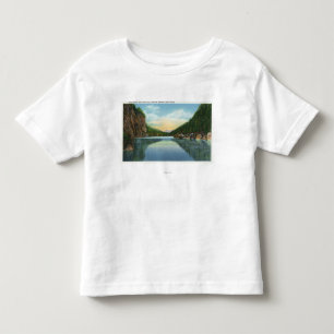 Camiseta De Bebé Vista del lago Colden del lago avalanche