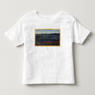Camiseta De Bebé Vista del lago de las orillas septentrionales
