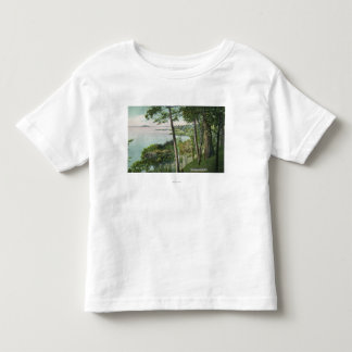 Camiseta De Bebé Vista del lago Saratoga # 2