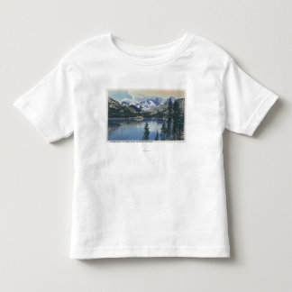Camiseta De Bebé Vista del lago shadow, montañas de Sierra Nevada