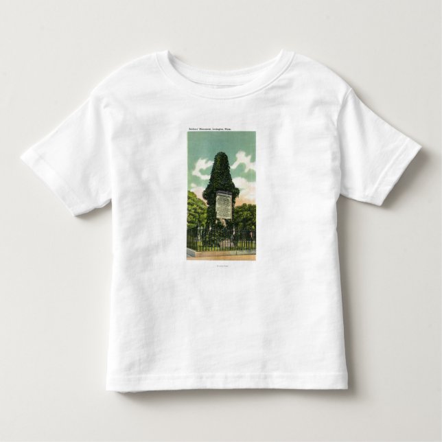 Camiseta De Bebé Vista del monumento de los soldados (Anverso)