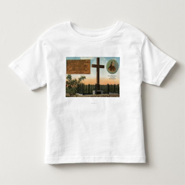 Camiseta De Bebé Vista del monumento de Serra, ciudad vieja San (Anverso)
