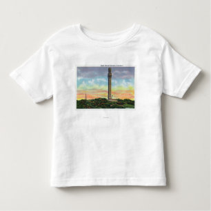Camiseta De Bebé Vista del monumento del monumento del peregrino de