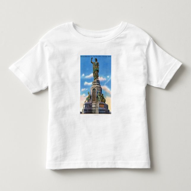 Camiseta De Bebé Vista del monumento nacional a los antepasados de (Anverso)