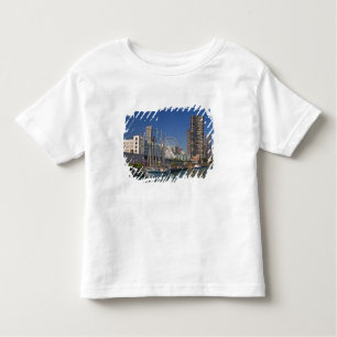 Camiseta De Bebé Vista del muelle naval 2 de Chicago