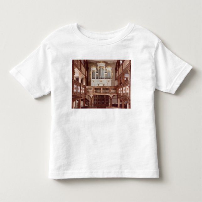 Camiseta De Bebé Vista del órgano (Anverso)