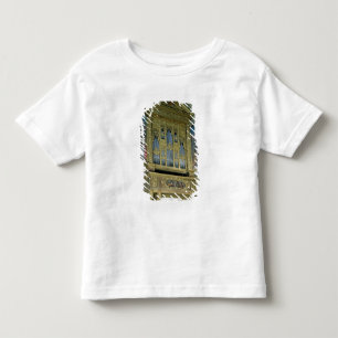 Camiseta De Bebé Vista del órgano de la iglesia, c.1590