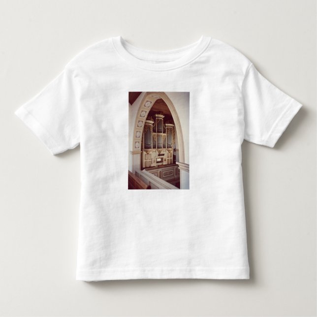 Camiseta De Bebé Vista del órgano en la iglesia en Rotha (Anverso)