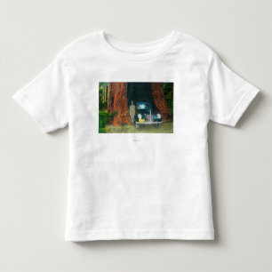 Camiseta De Bebé Vista del parque de estado auto del lavabo de